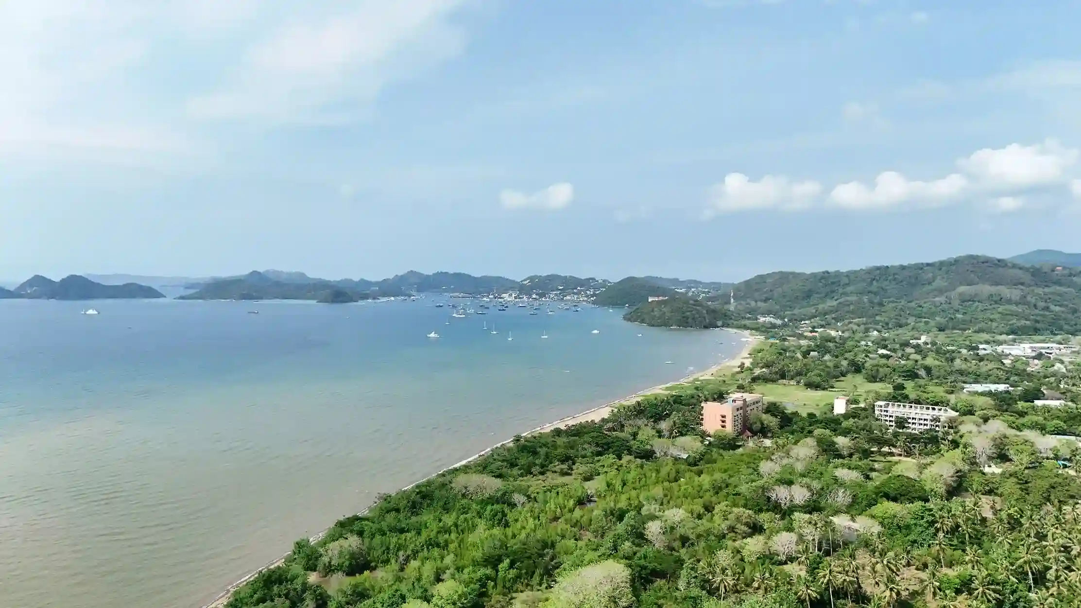 Land for sale in Gorontalo with a beach, sea view, hill view and sunset view