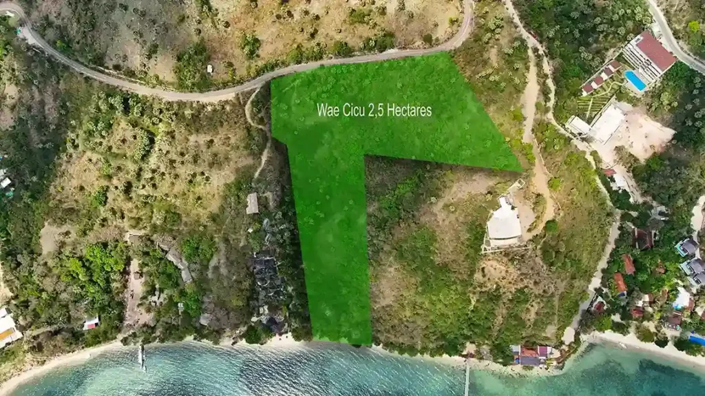 2.5 Hectares of Direct Tourism Road Frontage in Wae Cicu